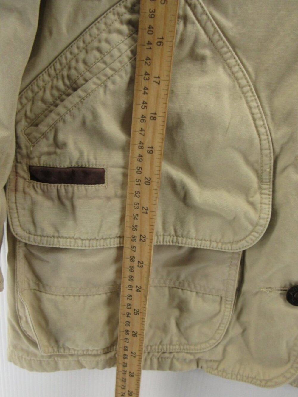 VTG Timberland Jacket Small Weathergear Barn Chore Leather Collar * - Picture 5 of 16